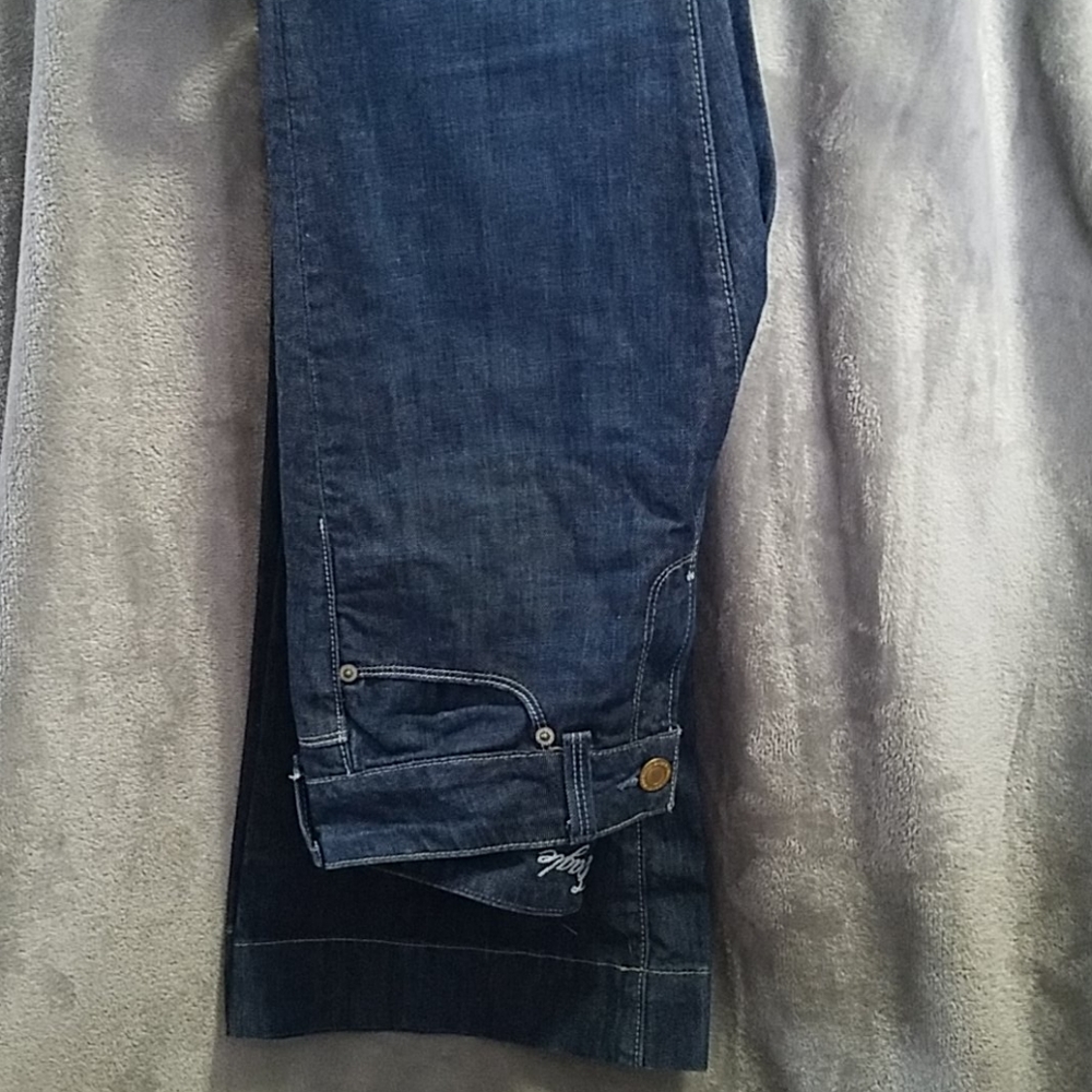 Flare bottomed jeans